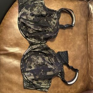 Lane Bryant black lace bra